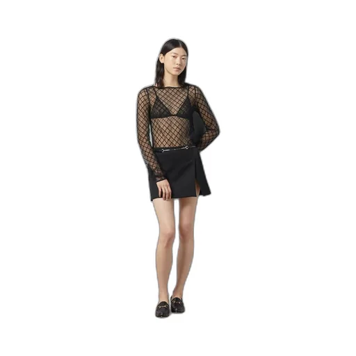 GG star tulle top