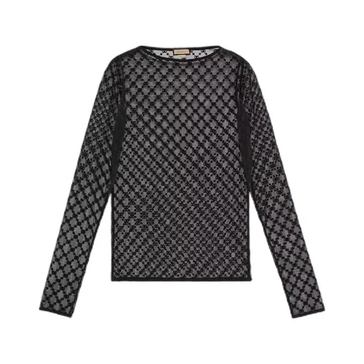 GG star tulle top