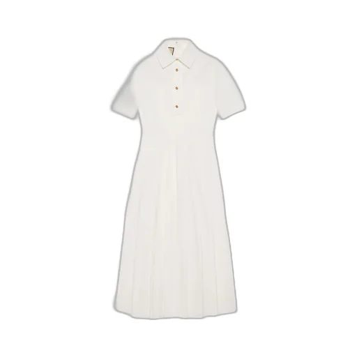 Cotton poplin long dress