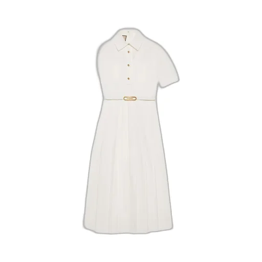 Cotton poplin long dress