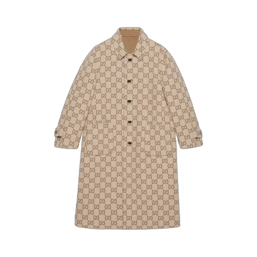 Reversible GG wool coat