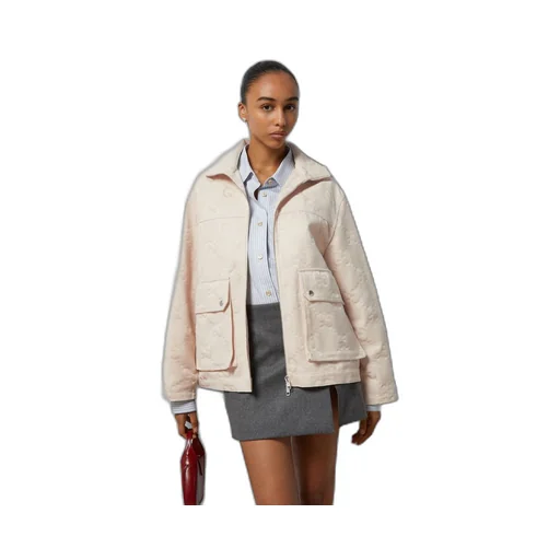Jumbo GG canvas puffer jacket