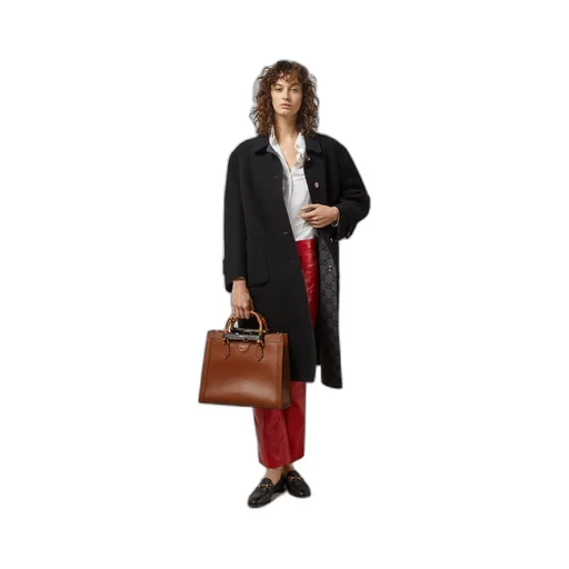 Reversible GG wool coat