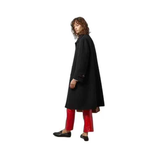 Reversible GG wool coat