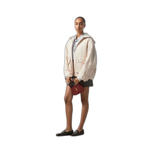 Jumbo GG canvas puffer jacket