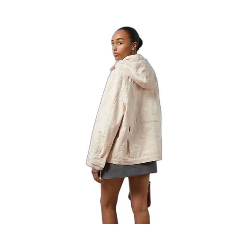 Jumbo GG canvas puffer jacket