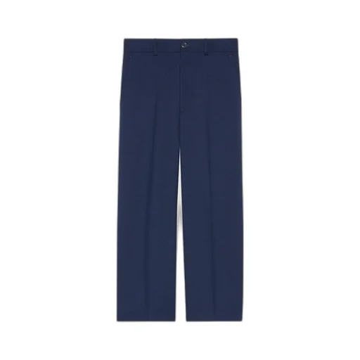 Fluid drill cropped trouser