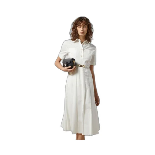 Cotton poplin long dress