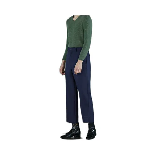 Fluid drill cropped trouser