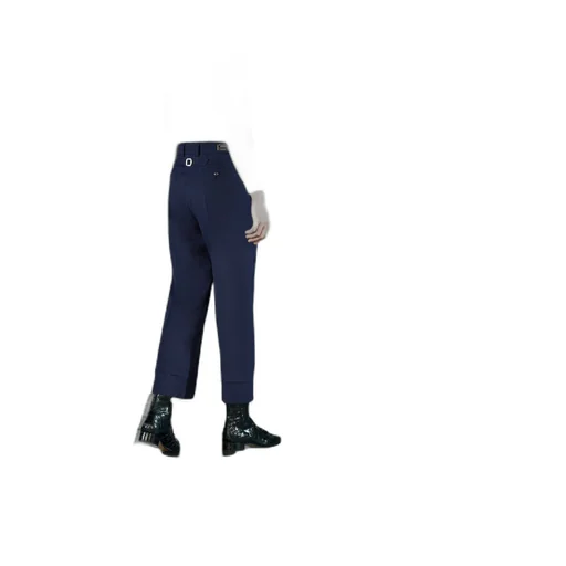Fluid drill cropped trouser