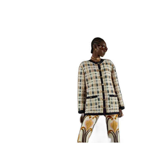 Lurex tweed jacket