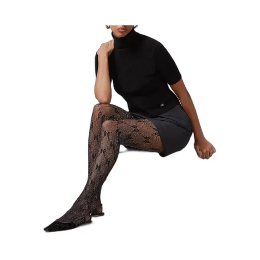 GG knit tights
