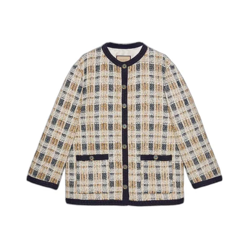 Lurex tweed jacket
