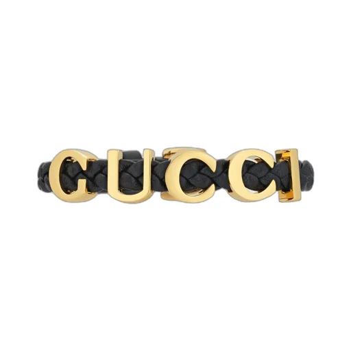 Leather 'Gucci' bracelet