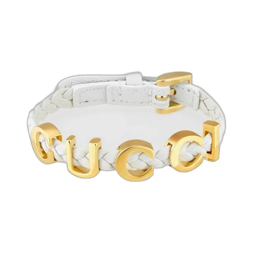 Leather 'Gucci' bracelet