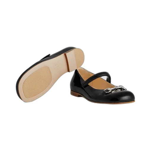 Children's ballet flat with Horsebit