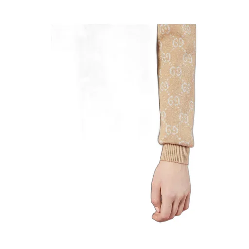 Lamé GG jacquard cardigan