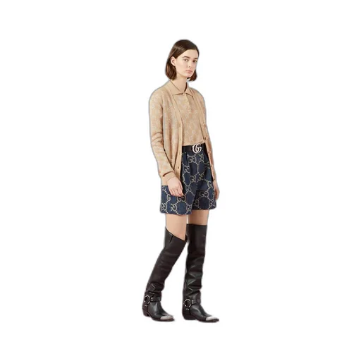 Lamé GG jacquard cardigan