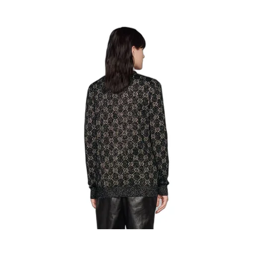 Lamé GG jacquard cardigan