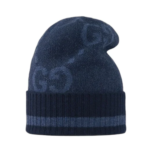 GG cashmere jacquard hat