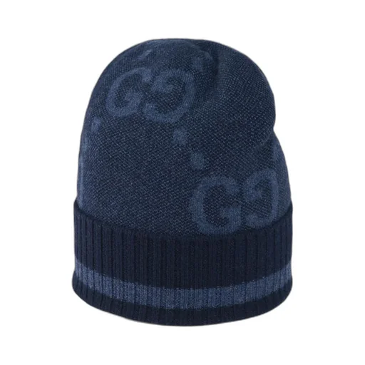 GG cashmere jacquard hat