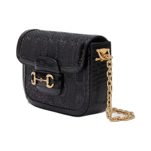 Gucci Horsebit 1955 GG crystal mini bag