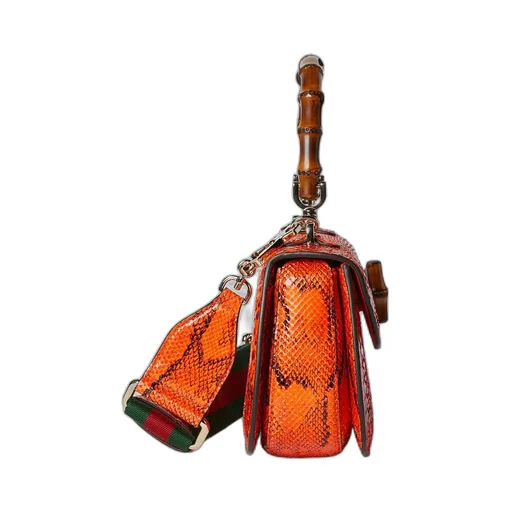 Gucci Bamboo 1947 small python bag