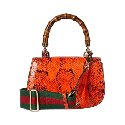 Gucci Bamboo 1947 small python bag