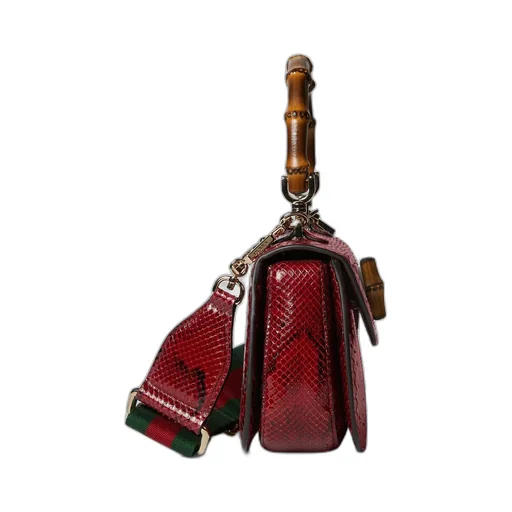 Gucci Bamboo 1947 small python bag