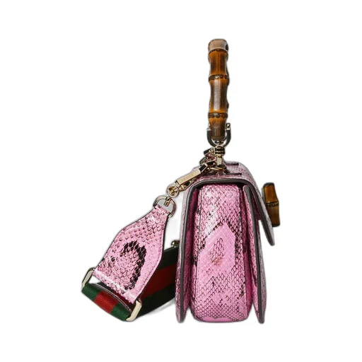 Gucci Bamboo 1947 small python bag