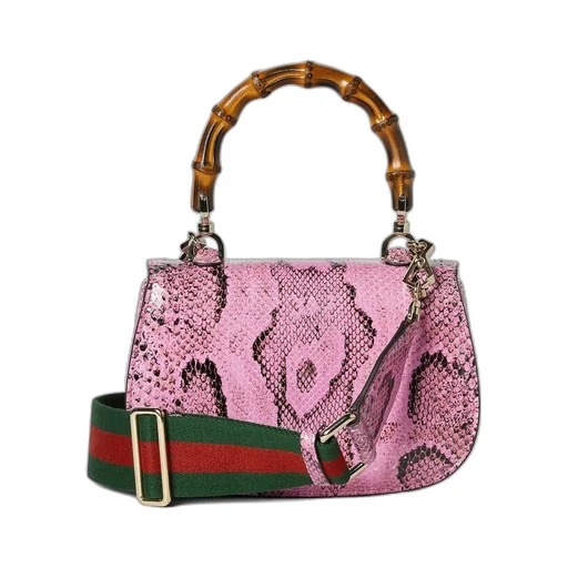 Gucci Bamboo 1947 small python bag