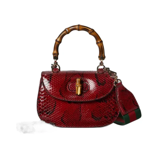 Gucci Bamboo 1947 small python bag