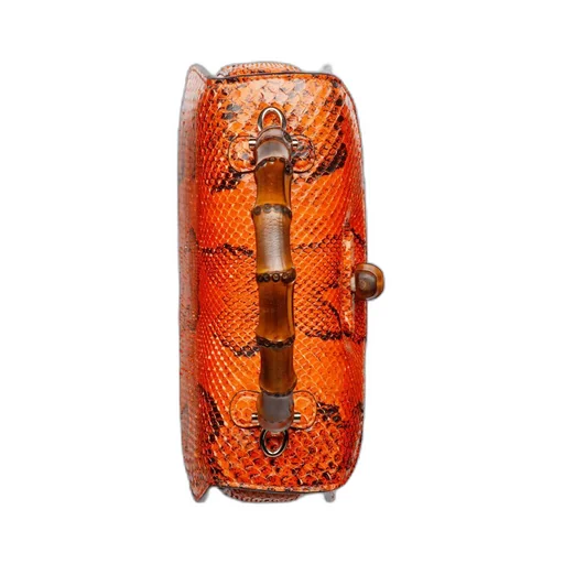 Gucci Bamboo 1947 small python bag