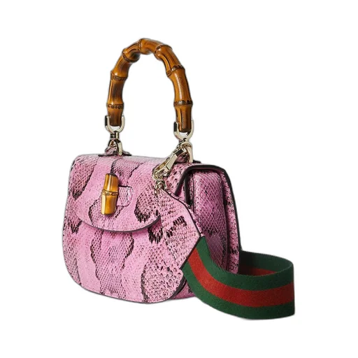 Gucci Bamboo 1947 small python bag