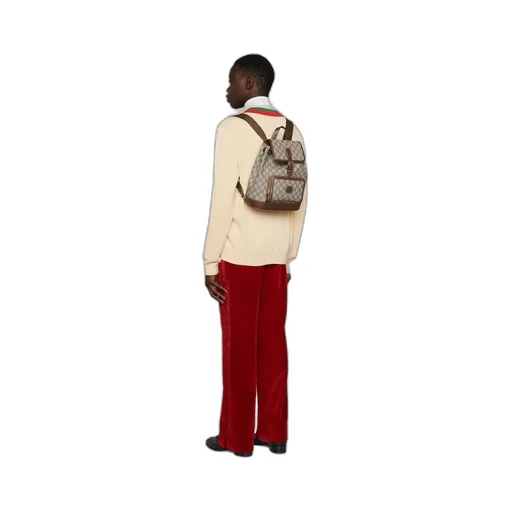 Backpack with Interlocking G
