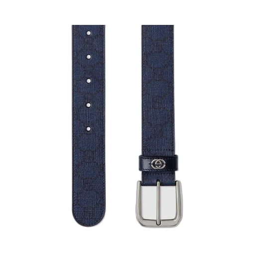 Belt with Interlocking G detail