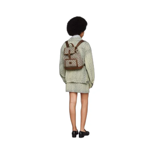 Backpack with Interlocking G