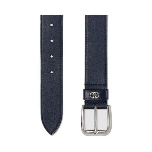 Belt with Interlocking G detail
