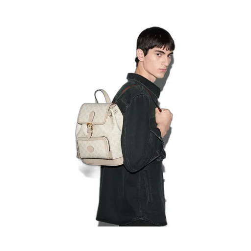 Backpack with Interlocking G