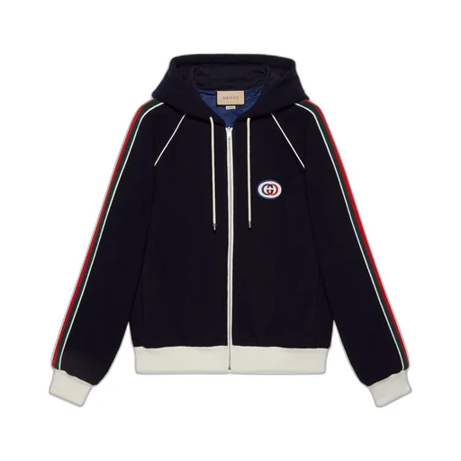 Wool jersey jacket with Web