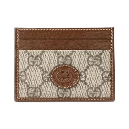 Card case with Interlocking G