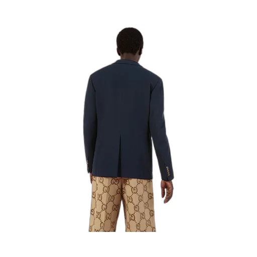 Cotton jersey jacket with Web