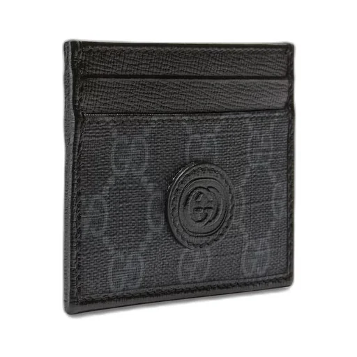 Card case with Interlocking G
