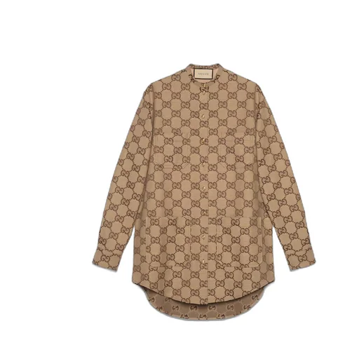 Maxi GG canvas shirt