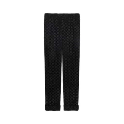 Light GG canvas trousers