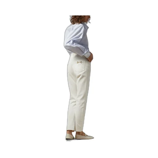 Horsebit cotton trousers