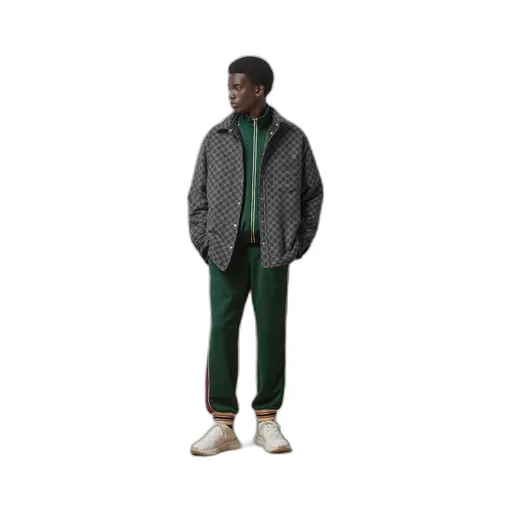 GG jacquard jersey track bottoms