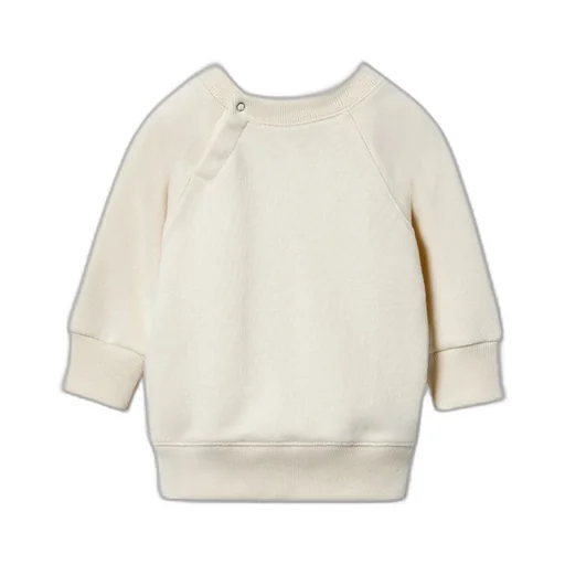 Baby cotton sweatshirt with seahorses