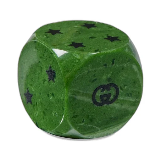 Dice set with Interlocking G