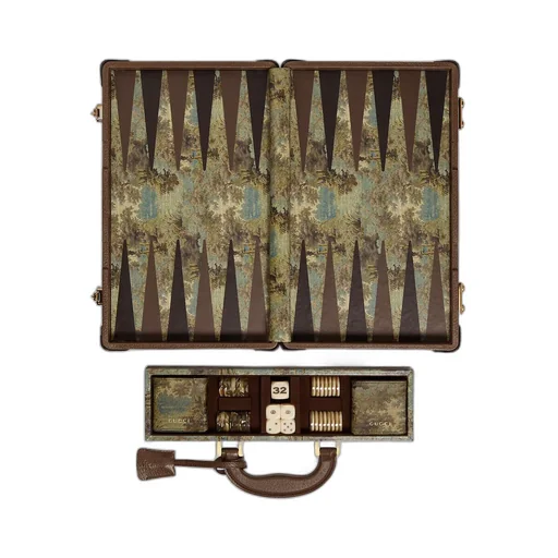 Decorative backgammon set with Web and Double G